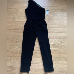 Lauren Ralph Lauren Black One-Shoulder Jumpsuit